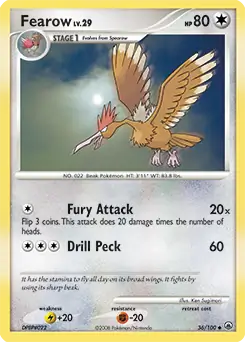 Fearow 36 - Majestic Dawn Pokesingles