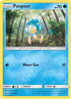 Panpour 36 - Burning Shadows Pokesingles