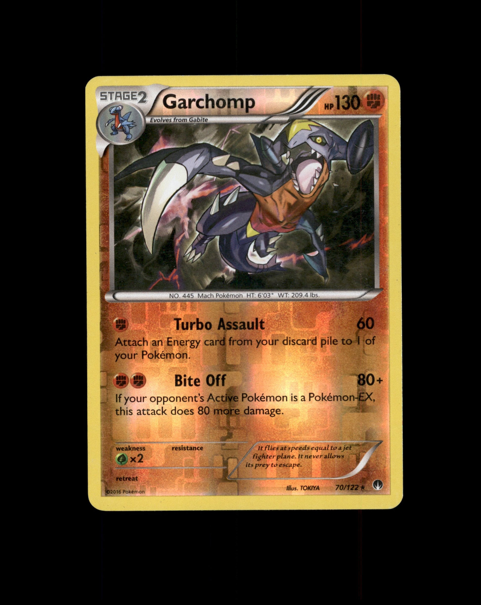*SE BILDE FOR TILSTAND* Garchomp [Reverse Holo] #70 Pokemon BREAKpoint Pokesingles
