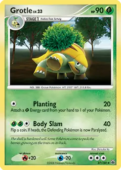 Grotle 37 - Majestic Dawn Pokesingles