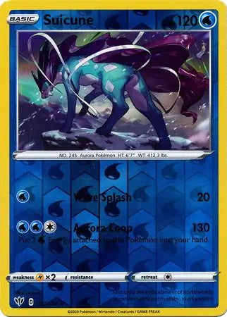 Suicune Reverse Holo 037, Darkness Ablaze | Sword & Shield, , 3.00 kr, Pokesingles. Kjøp pokemon kort til lave priser hos oss.