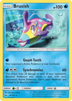 Bruxish 38 - Burning Shadows Pokesingles