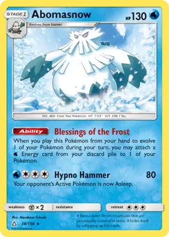 Abomasnow 38 - Ultra Prism Pokesingles