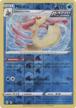 Milotic Reverse Holo 038, Evolving Skies | Sword & Shield, , 5.00 kr, Pokesingles. Kjøp pokemon kort til lave priser hos oss.