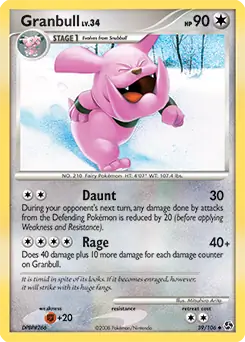Granbull 39 - Great Encounters Pokesingles