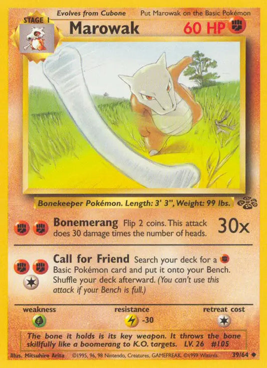 Marowak 39 - Jungle Pokesingles