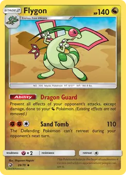 Flygon 39 - Dragon Majesty Pokesingles