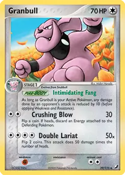 Granbull 39 - Unseen Forces Pokesingles