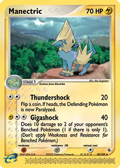 Manectric 39 - Ruby and Sapphire Pokesingles