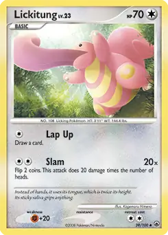 Lickitung 39 - Majestic Dawn Pokesingles