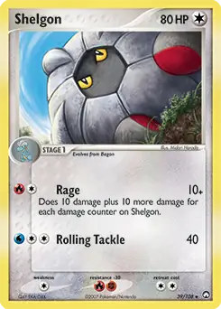 Shelgon 39 - Power Keepers Pokesingles