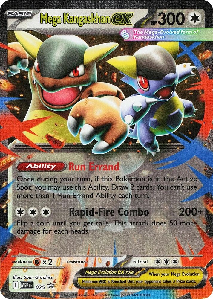 Mega Kangaskhan ex 25 - ME: Mega Evolution Promo