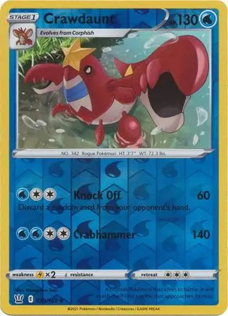 Crawdaunt Reverse Holo 039 - Battle Styles