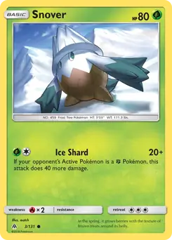 Snover 3 - Forbidden Light Pokesingles