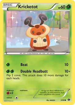 Kricketot 3 - Next Destinies Pokesingles