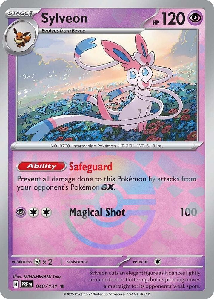 Sylveon (Poke Ball Pattern) 40 - Prismatic Evolutions