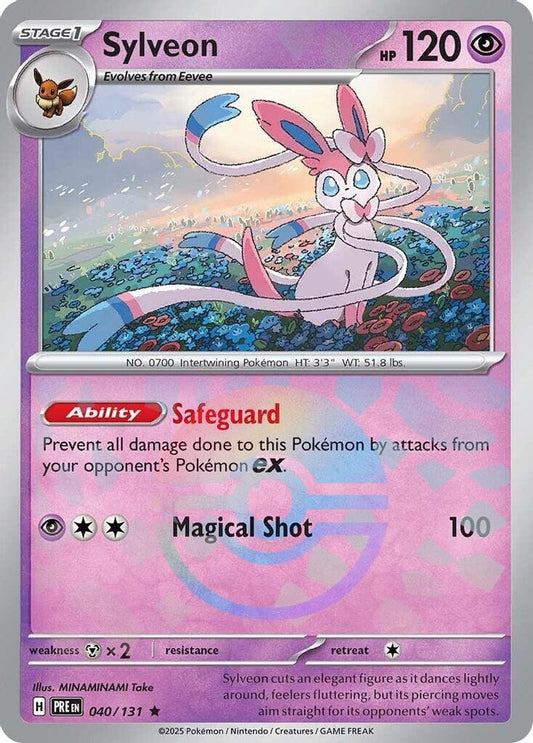 Sylveon (Poke Ball Pattern) 40 - Prismatic Evolutions
