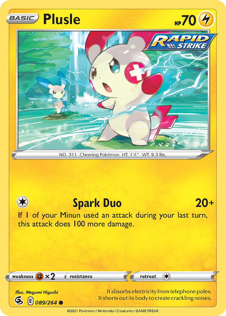 Plusle 89 - Fusion Strike