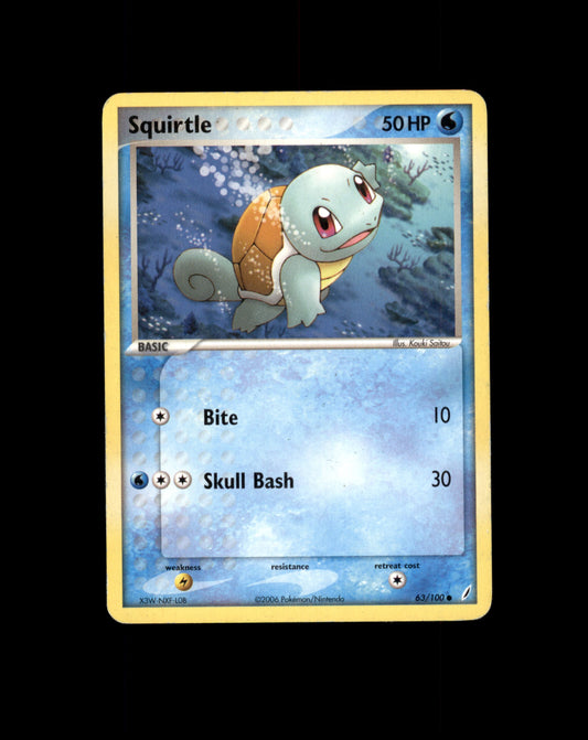 *SE BILDE FOR TILSTAND* Squirtle #63 Pokemon Crystal Guardians