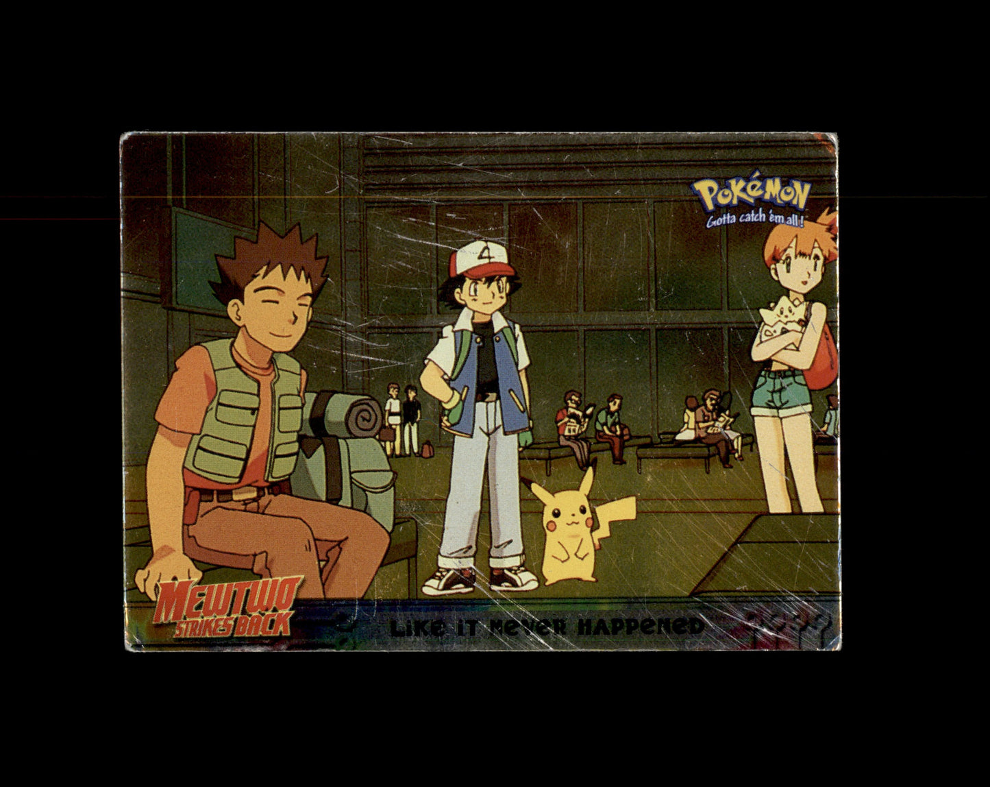 *SE BILDE FOR TILSTAND* Like It Never Happened [Foil] #40 Pokemon 1999 Topps Movie Pokesingles