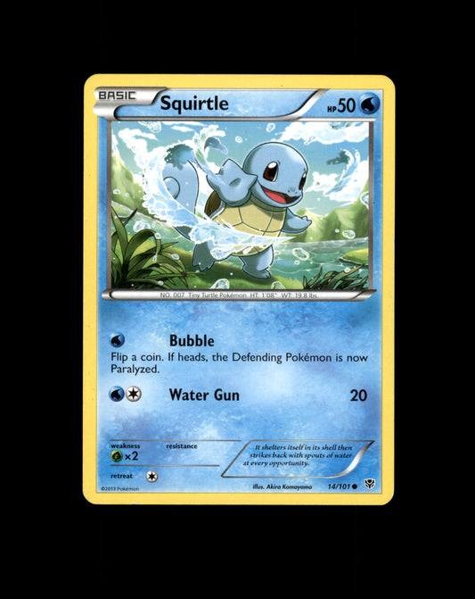 *SE BILDE FOR TILSTAND* Squirtle #14 Pokemon Plasma Blast