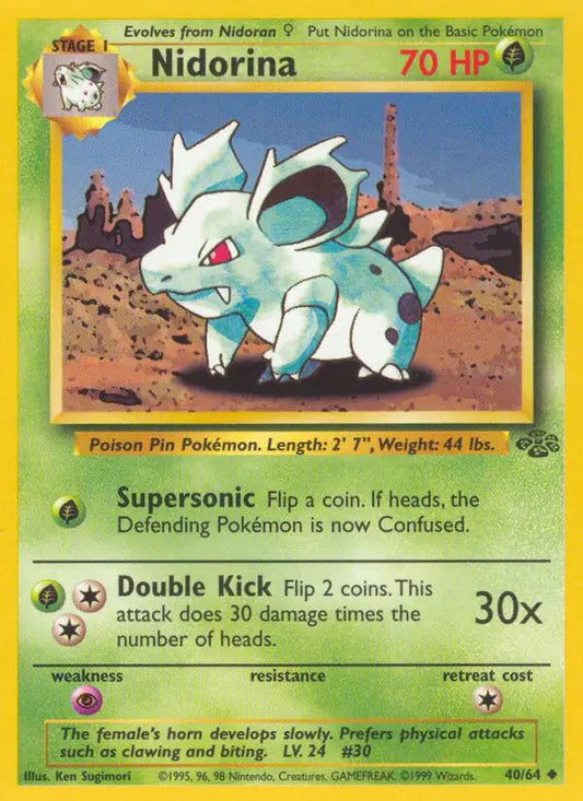 Nidorina 40 - Jungle Pokesingles