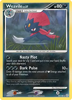 Weavile 40 - Diamond & Pearl Pokesingles