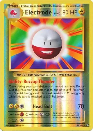 Electrode Reverse Holo 40 - Evolutions Pokesingles