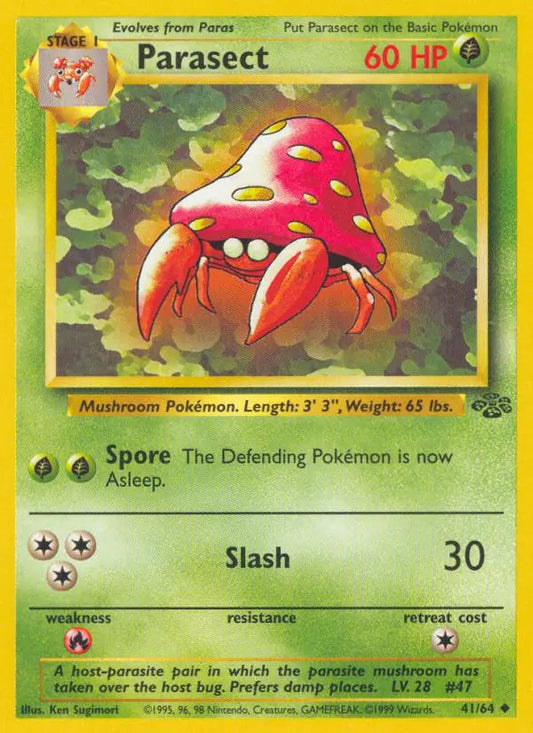 Parasect 41 - Jungle Pokesingles