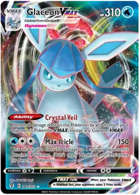Glaceon VMAX 041, Evolving Skies | Sword & Shield, , 5.00 kr, Pokesingles. Kjøp pokemon kort til lave priser hos oss.
