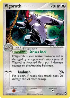 Vigoroth 41 - Power Keepers Pokesingles