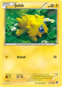 Joltik 41 - Steam Siege, Steam Siege | XY, bulk, 4.00 kr, Pokesingles. Kjøp pokemon kort til lave priser hos oss.