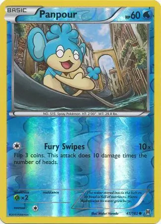Panpour Reverse Holo 41 - Breakthrough Pokesingles