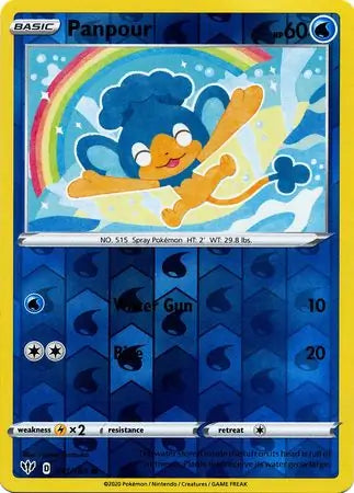 Panpour Reverse Holo 041, Darkness Ablaze | Sword & Shield, , 7.00 kr, Pokesingles. Kjøp pokemon kort til lave priser hos oss.