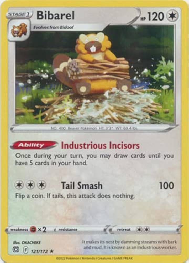 Bibarel Rare 121 Pokesingles
