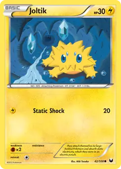 Joltik 42 - Dark Explorers Pokesingles