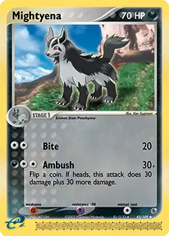 Mightyena 42 - Ruby and Sapphire Pokesingles