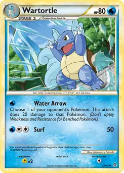 Wartortle 42 - Unleashed Pokesingles