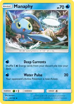 Manaphy 42 - Ultra Prism Pokesingles