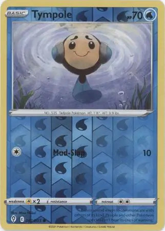 Tympole Reverse Holo 042, Evolving Skies | Sword & Shield, , 5.00 kr, Pokesingles. Kjøp pokemon kort til lave priser hos oss.