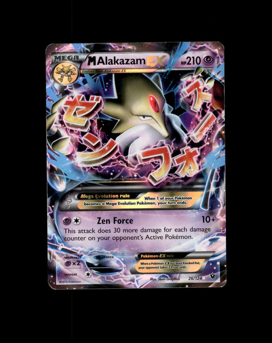 *SE BILDE FOR TILSTAND* M Alakazam EX #26 Pokemon Fates Collide