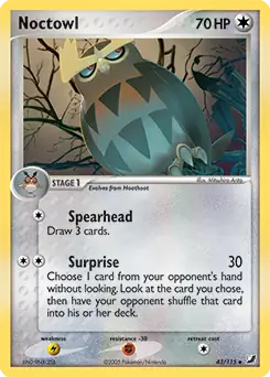 Noctowl 43 - Unseen Forces Pokesingles