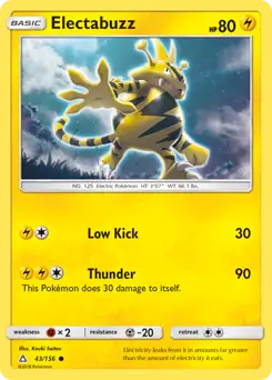 Electabuzz 43 - Ultra Prism Pokesingles