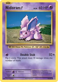 Nidoran M 43 - Evolutions Pokesingles