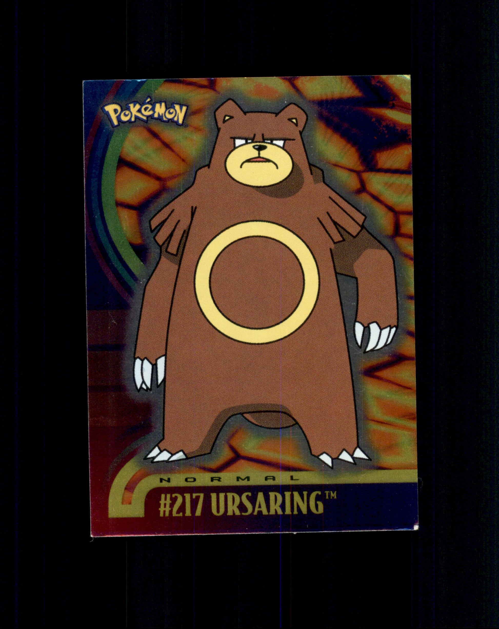 *SE BILDE FOR TILSTAND* Ursaring [Holo] #217 Pokemon 2001 Topps Johto Pokesingles
