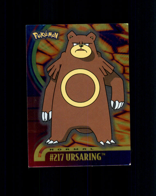 *SE BILDE FOR TILSTAND* Ursaring [Holo] #217 Pokemon 2001 Topps Johto