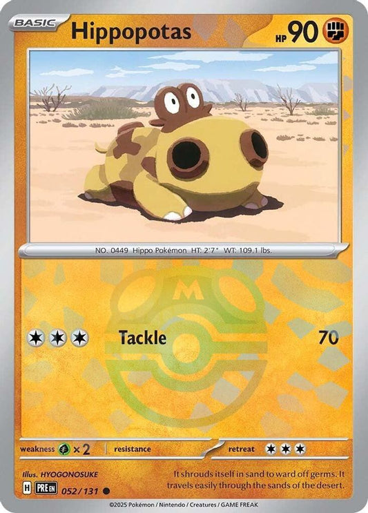 Hippopotas (Master Ball Pattern) 52 - Prismatic Evolutions