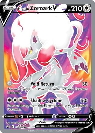 Hisuian Zoroark V - SWSH297, Sword & Shield Promos | Sword & Shield, promo, 11.04 kr, Pokesingles. Kjøp pokemon kort til lave priser hos oss.
