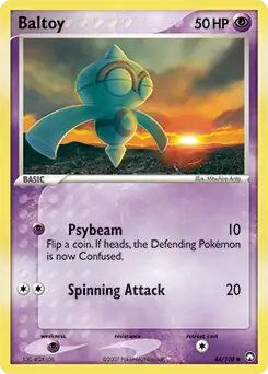 Baltoy 44 - Power Keepers Pokesingles