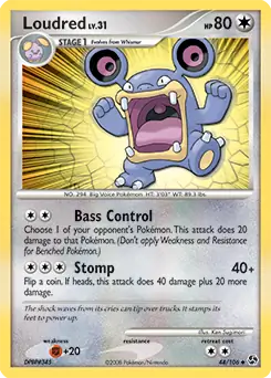 Loudred 44 - Great Encounters Pokesingles